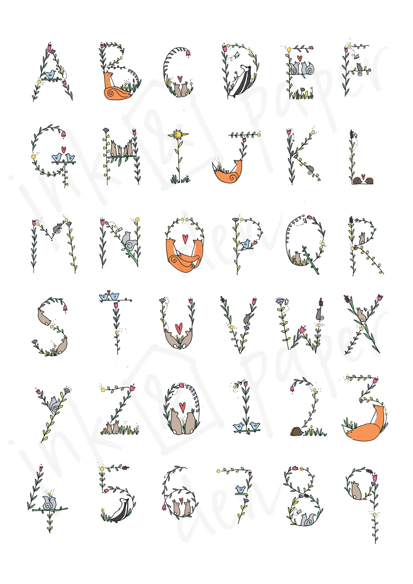 Baby Bear New Baby Card - Woodland Animals with Shimmer Effect